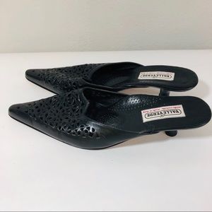 Vallaverde Womens Black Moda Comoda Low Heel 39